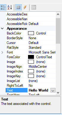 PropertyGridControl